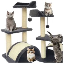 wieza-legowisko-drapak-dla-kota-do-lezenia-domek-budka-4-poz-tunel-zabawka