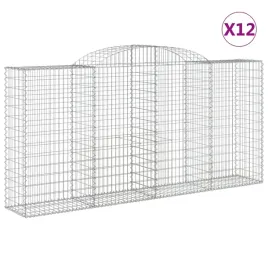 kosze-gabionowe-12-szt-300x50x140-160cm-galwanizowane-zelazo