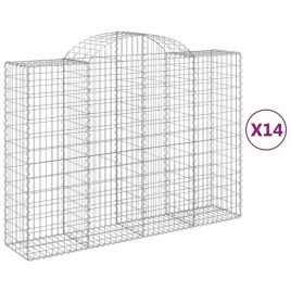 kosze-gabionowe-14-szt-200x50x140-160cm-galwanizowane-zelazo