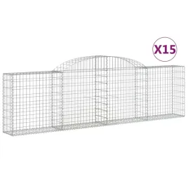 kosze-gabionowe-15-szt-300x30x80-100-cm-galwanizowane-zelazo