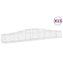 kosze-gabionowe-15-szt-400x50x40-60-cm-galwanizowane-zelazo