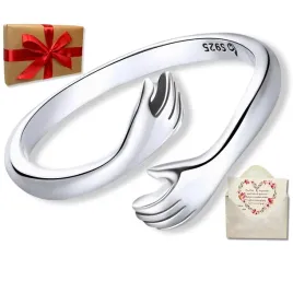 pierscionek-srebrny-dlonie-regulowany-przytulanie-srebro-925