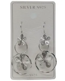 piekne-modne-kolczyki-srebrne-wiszace-kolko-kwiatek-proba-925