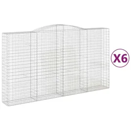 kosze-gabionowe-6-szt-400x50x220-240-cm-galwanizowane-zelazo