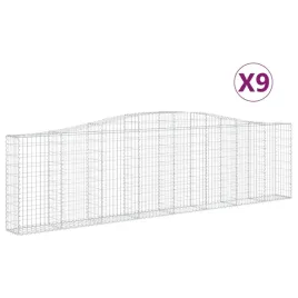 kosze-gabionowe-9-szt-400x30x100-120-cm-galwanizowane-zelazo