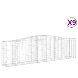 kosze-gabionowe-9-szt-400x50x100-120-cm-galwanizowane-zelazo