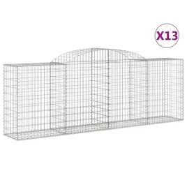 kosze-gabionowe-13-szt-300x50x100-120cm-galwanizowane-zelazo