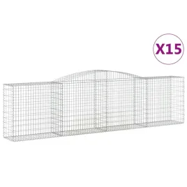 kosze-gabionowe-15-szt-400x50x100-120cm-galwanizowane-zelazo