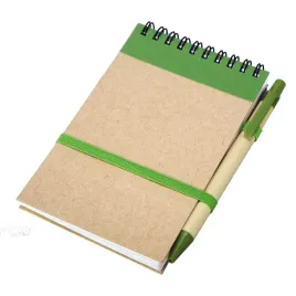 notes-eco-z-dlugopisem-zielony-bezowy