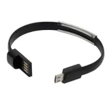 kabel-usb-bracelet-czarny-stan-nowy