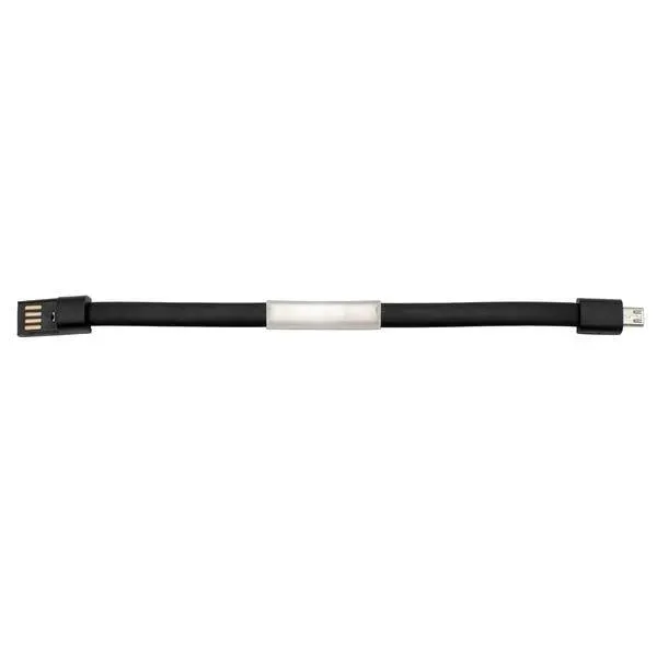 kabel-usb-bracelet-czarny-stan-nowy