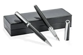 elegancki-zestaw-pismienniczy-kemer-czarno-srebrny