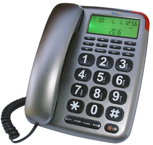 Telefon przewodowy DARTEL LJ-290 GRAFIT solidny