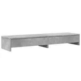 podstawka-pod-monitor-z-szufladami-szarosc-betonu-100x27x15cm