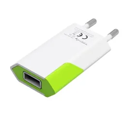 sieciowa-ladowarka-100-240v-usb-5v-1a-slim-bialo-zielona