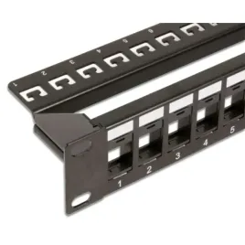 patch-panel-24-porty-na-moduly-keystone-1u-czarny