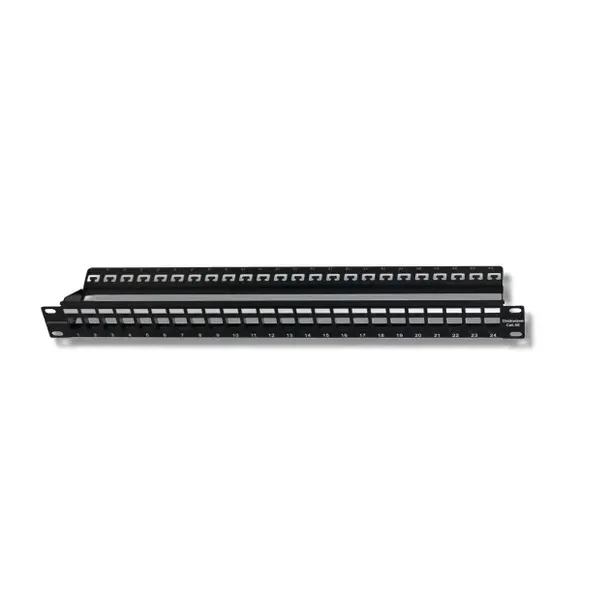 patch-panel-24-porty-na-moduly-keystone-1u-czarny