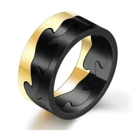 obraczka-zloto-czarna-puzzle-ze-stali-szlachetnej