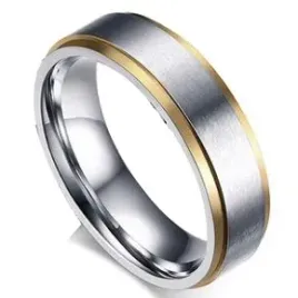 gladka-dwukolorowa-obraczka-ze-stali-szlachetnej