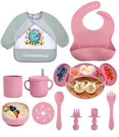 jissta-silikonowy-zestaw-naczyn-dla-dzieci-11-czesci-rozowy