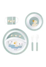 sterntaler-zestaw-naczyn-dla-dzieci-5-elementow-zielony