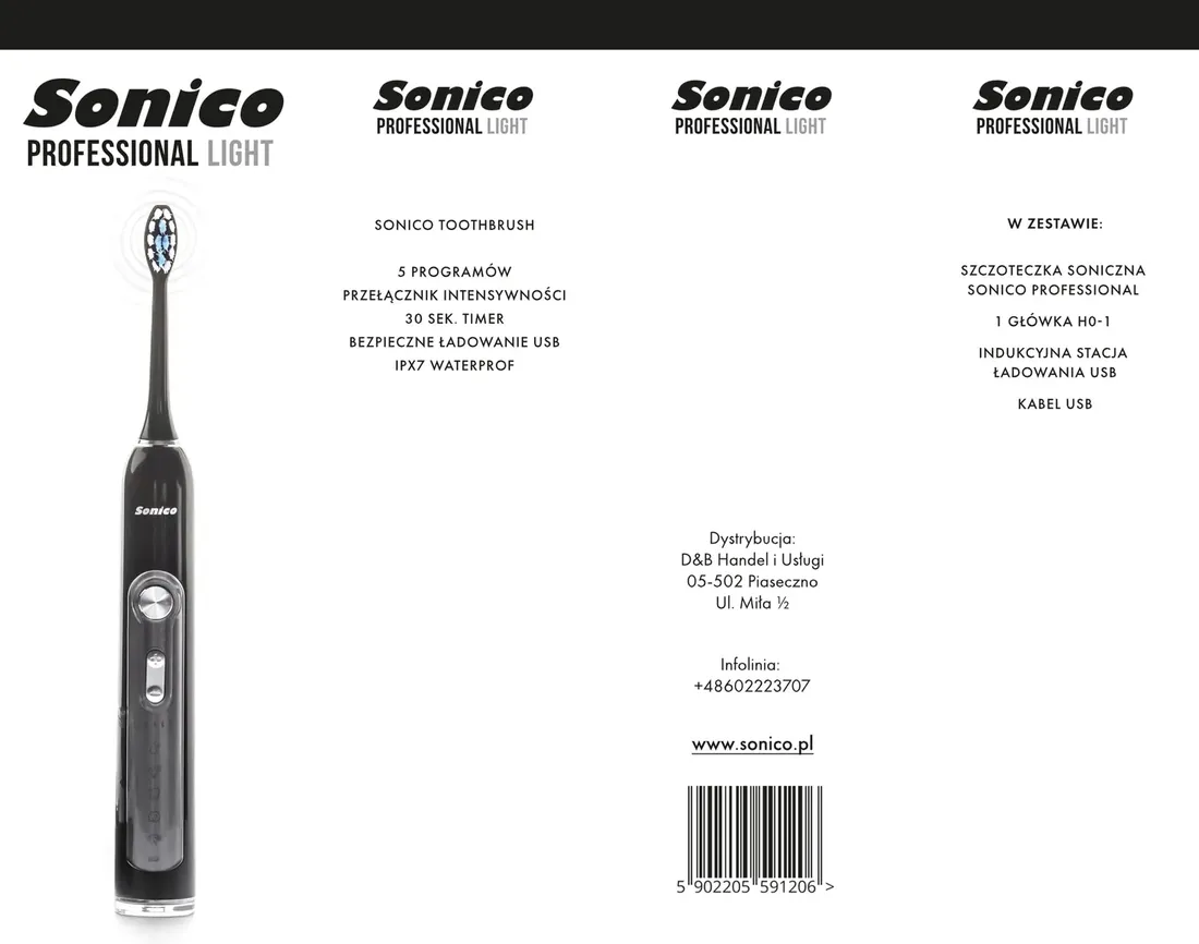 sonico-professional-light-black-szczoteczka-stan-nowy