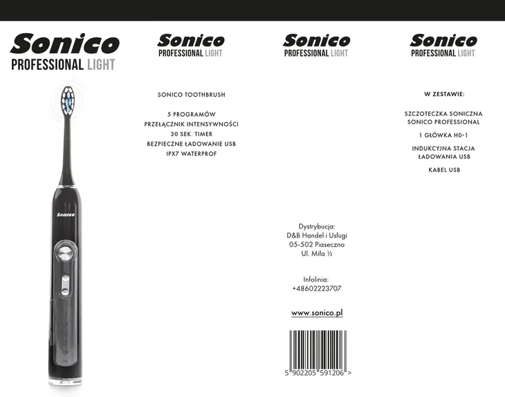 sonico-professional-light-black-szczoteczka-stan-nowy