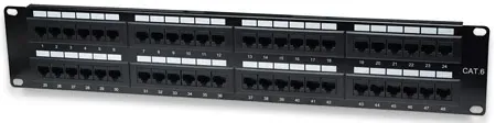 patch-panel-utp-cat6-48-portow-rj45-2u-czarny