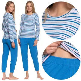 pizama-damska-dwuczesciowa-paski-spodnie-koszulka-bawelniana-moraj-r-xxl