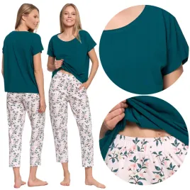 pizama-damska-dwuczesciowa-dlugie-spodnie-koszulka-bawelniana-moraj-r-xl