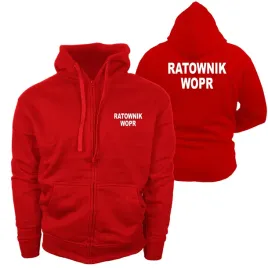 bluza-z-kapturem-rozsuwana-ratownik-wopr-bluza-z-nadrukiem-ratownik-wopr