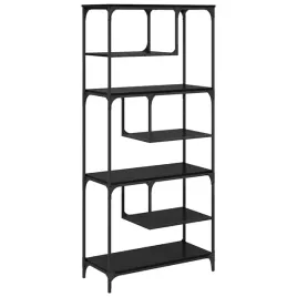 polka-na-ksiazki-czarny-dab-81-x-36-x-176-cm