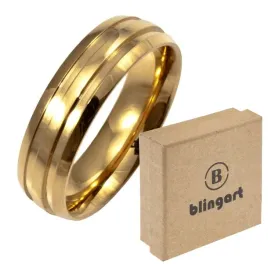 pozlacana-klasyczna-frezowana-obraczka-slubna-r-15-stal-szlachetna-316l