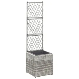 donica-ogrodowa-z-kratka-i-1-wkladem-30x30x107-cm-polirattan-szara