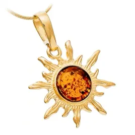 zloty-wisiorek-slonce-srebro-z-bursztyn-lancuszek