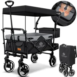 wozek-transportowy-ogrodowy-skladany-z-dachem-kesser-czarny