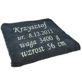 recznik-z-haftem-metryczki-urodzenia-dziecka-prezent-dla-noworodka-70x140
