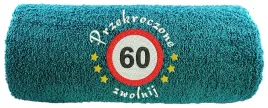 recznik-z-haftem-prezent-na-60-urodziny-60-zwolnij