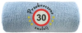 recznik-z-haftem-prezent-na-30-urodziny-30-zwolnij