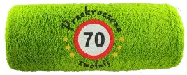 recznik-z-haftem-prezent-na-70-urodziny-70-zwolnij-50x100