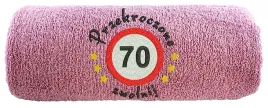 recznik-z-haftem-prezent-na-70-urodziny-70-zwolnij-50x100