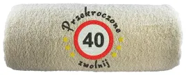 recznik-z-haftem-prezent-na-40-urodziny-40-zwolnij-50x100