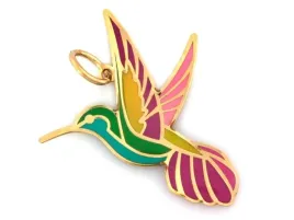 zawieszka-zlota-585-emaliowany-ptak-kolorowy-koliber-zloto-14k-na-prezent