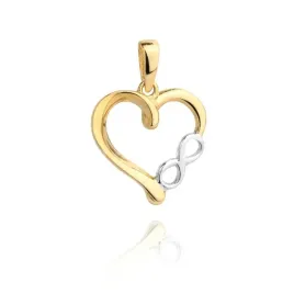 zawieszka-zlota-585-serduszko-i-nieskonczonosc