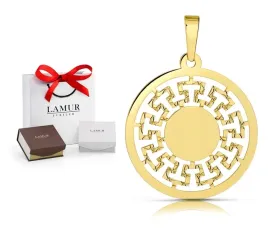 zlota-zawieszka-585-azurowa-grecka-kolo-gratisy