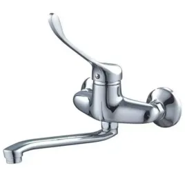 bateria-medyczna-lokciowa-do-umywalki-i-do-zlewu-scienna-chrom