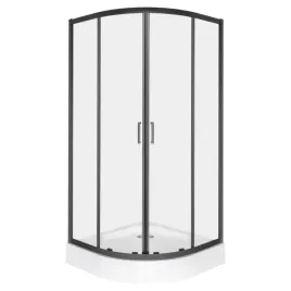 kabina-prysznicowa-80x80x201-5mm-czarna-polokragla-z-brodzikiem-aruba-bl