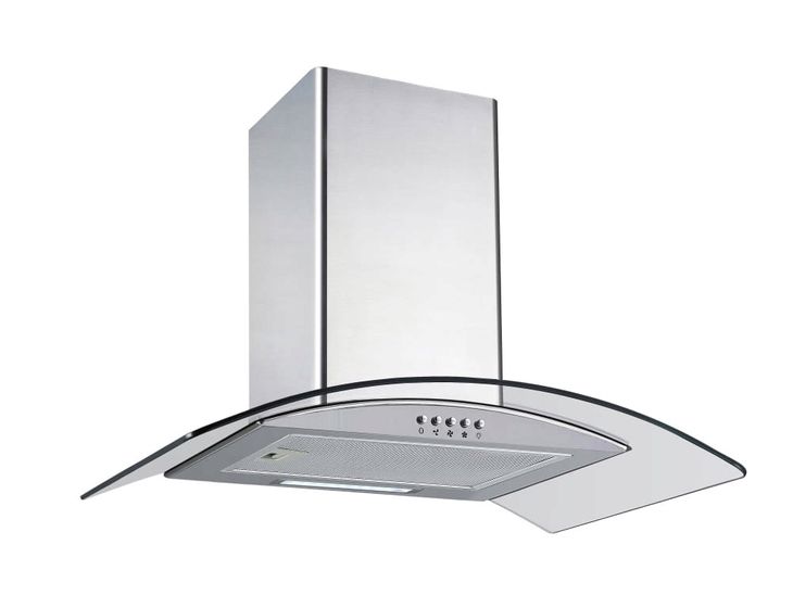 Okap kominowy 60 cm szkło, 300m3/h, moc silnika 65 W, LED Essenza