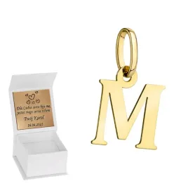 zlota-zawieszka-literka-m-585-grawer-gratis