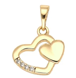 zawieszka-zlota-stal-chirurgiczna-316l-serce-serduszko